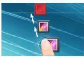 ARCHOS Oxygen 101s - Elem athelyezese a kezdoképernyon: - 1