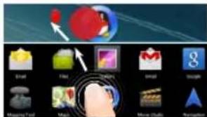 ARCHOS Oxygen 101s - YdaneHne 3JeMeHTo DomaHrero 3KpaHa: - 1