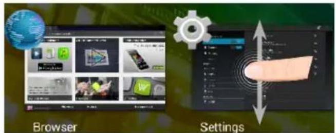 ARCHOS Oxygen 101s - Les réglages rapides - 7