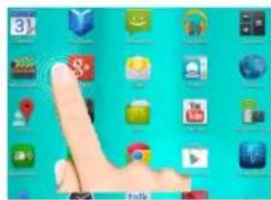 ARCHOS Oxygen 101s - The extended home screen: - 1