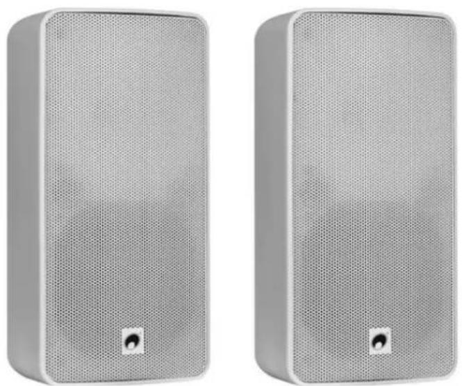 Omnitronic ODP206 - Omnitronic enceinte d'installation odp-206 16 ohm blanche 2X - 1
