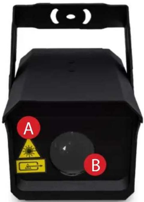 Laserworld FX700 Hydro - Front Panel | Frontplatte | Panneau frontal - 1