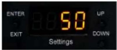 Laserworld CS2000RGB FX - Microphone Sensitivity Settings - 1