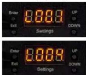 Laserworld CS4000RGB FX - Grating Effects Settings in ILDA mode - DMX grating control on ILDA - 1