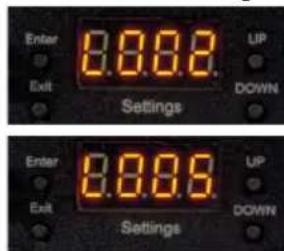Laserworld CS4000RGB FX - Grating Effects Settings in ILDA mode - DMX grating control on ILDA - 2