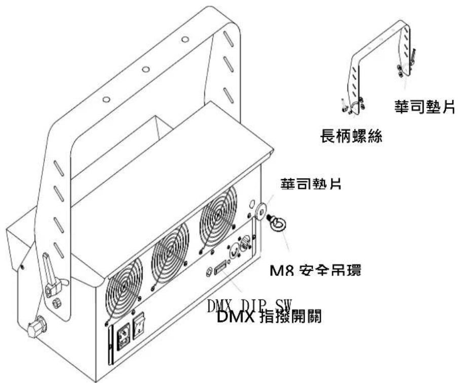 華司墊片 長柄螺絲 華司墊片 M8 安全吊環 DMX DIP SW DMX 指撥開關