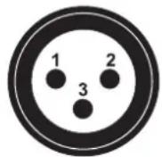 Eurolite ERX4 - Occupation of the XLR-connection: - 2