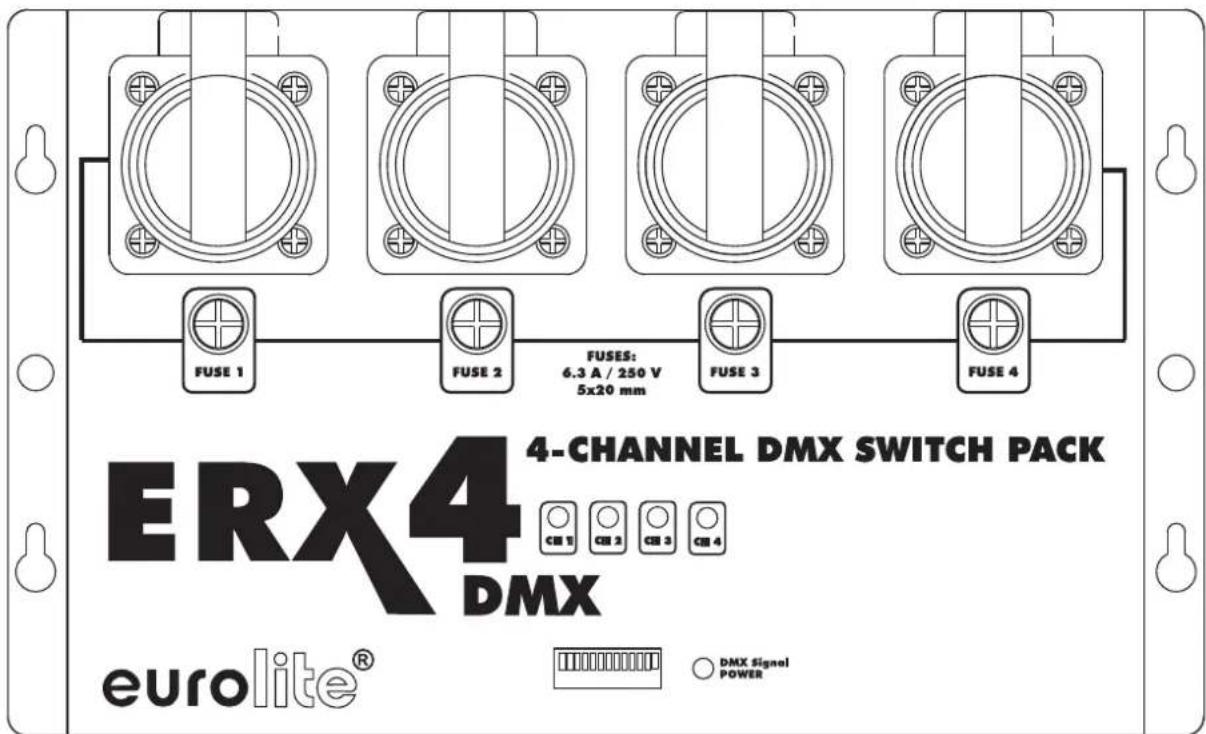 Eurolite ERX4 - 4-channel DMX switch pack - 1