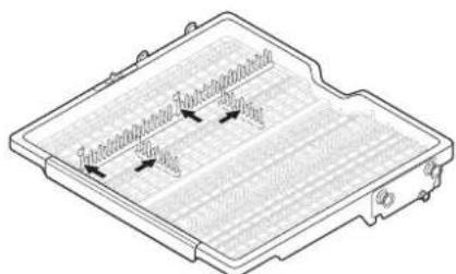 LG LDPH7972D - Plegado de las+puntas分开oras para cubiertos - 1