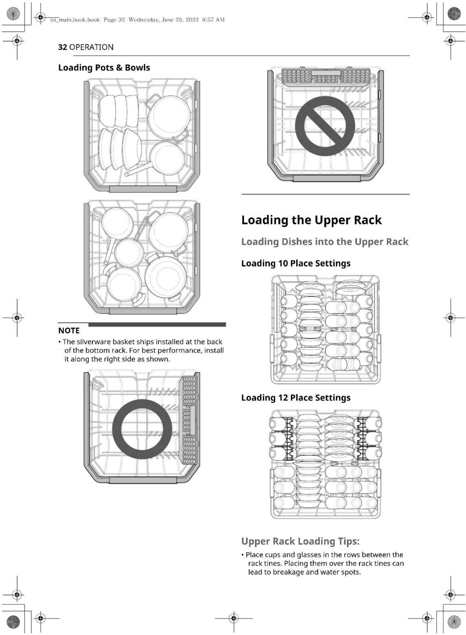 LG LDPH7972D - Lower Rack Loading Tips: - 4