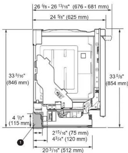 LG LDPH7972D - Side View - 1
