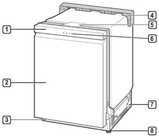 LG LDFN4542B - Piezas exteriores - 1