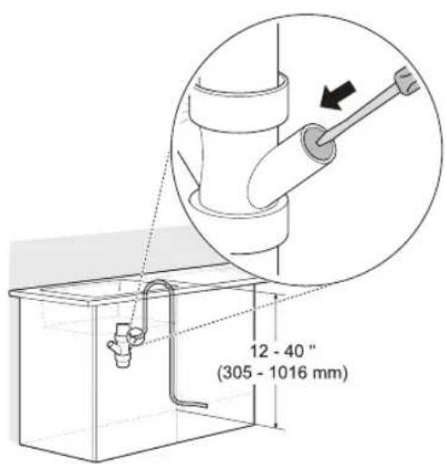 LG LDFN4542B - Connecting Waste Tee without Air Gap - 1