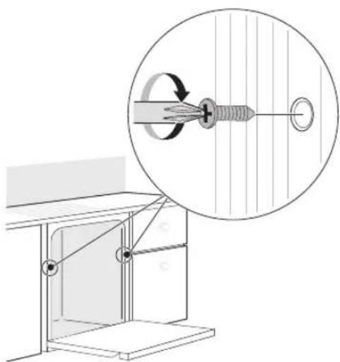 LG LDFN4542B - Securing Dishwasher to Cabinet Frame - 2