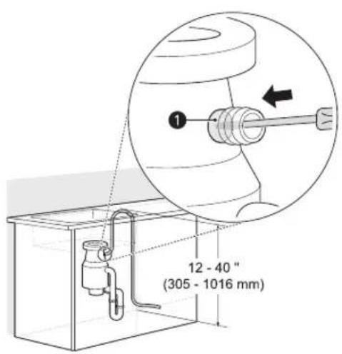 LG LDFN4542B - Connecting to Disposal without Air Gap - 1