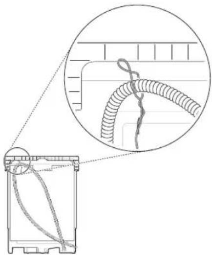 LG LDFN4542B - Para soltar la manguera de desagüe - 1