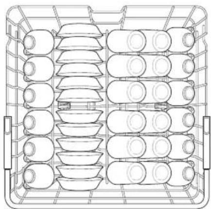 LG LDFN4542D - Loading 12 Place Settings - 1