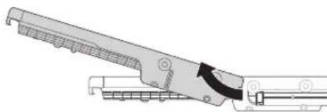 LG LDFN4542D - Extracción de la bandeja para cubiertos - 1