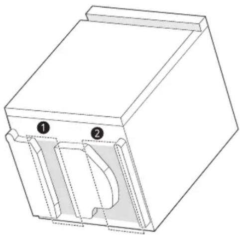 LG LDFN4542D - Préparation des raccords des conduites d'eau et du branchement électrique - 1