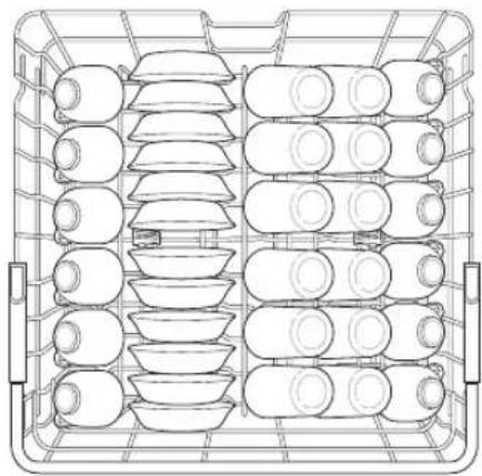 LG LDFN4542D - Chargement du panier supérieur - 2