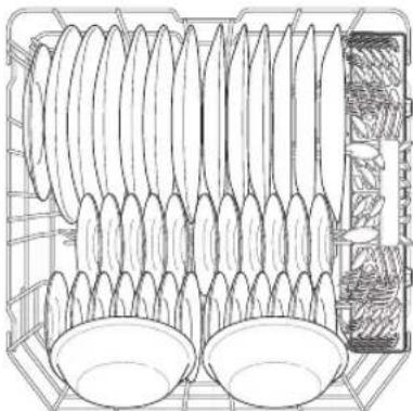 LG LDFN4542D - Loading 12 Place Settings - 1