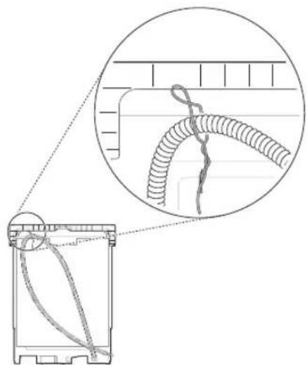 LG LDFN4542D - Releasing Drain Hose - 1