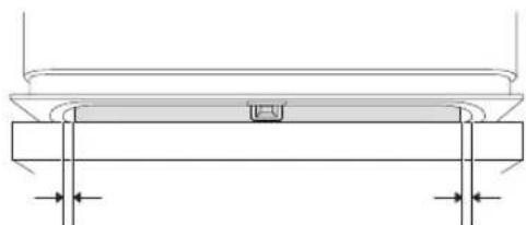 LG LDFN4542D - Vérification du nivellement - 3