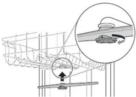 LG LDFN4542D - Cleaning the Upper Spray Arm - 3