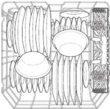 LG LDFN4542D - Loading 10 Place Settings - 1