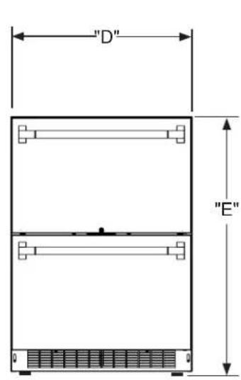 LYNX LN24DWR - PRODUCT DIMENSIONS - 2