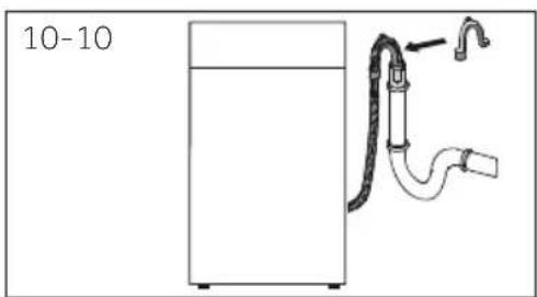 HAIER HW150BP14986ES8 - Drain hose to sink - 1