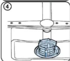 Avanti DWT18V3S - Limpieza delconjunto del filtro - 4