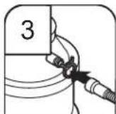 AMANA ADB1400AMS - Connect drain hose - 7
