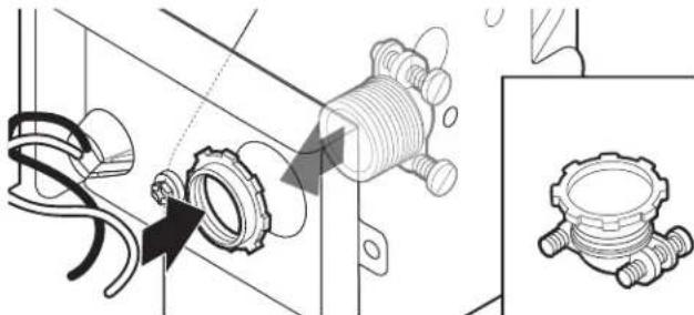 AMANA ADB1400AMS - Install strain relief - 1