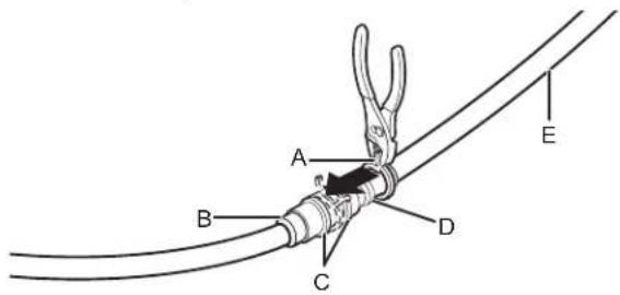 AMANA ADB1400AMS - Slide clamp onto connector - 1