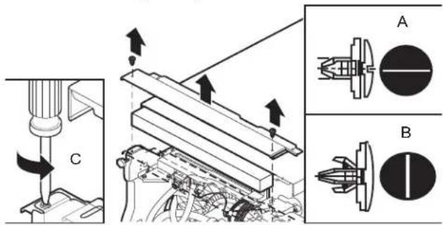 AMANA ADB1400AMS - Panneau en plastique - 1