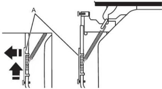 AMANA ADB1400AMS - Mesure de l'ouverture d'encastrement - 5