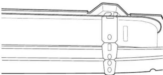 AMANA ADB1400AMS - Insérer les brides - 1