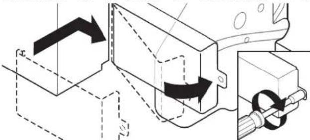 AMANA ADB1400AMB - Raccordement direct - réinstallation du couvercle de la boîte de connexion et des - 1