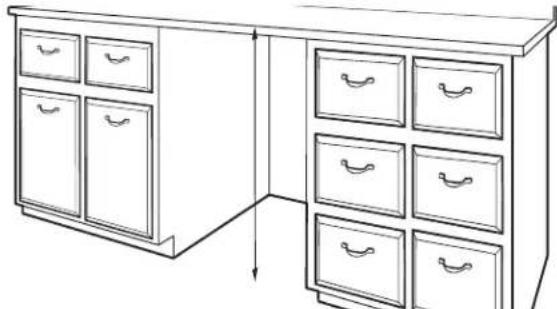 AMANA ADB1400AMB - Measure cabinet opening - 1
