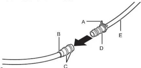 AMANA ADB1400AMB - Drain Hose Connection - 1