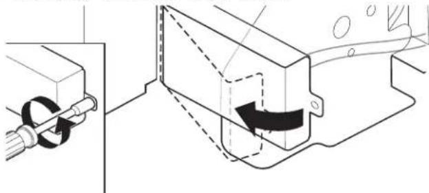 AMANA ADB1400AMB - Remove terminal box cover - 1