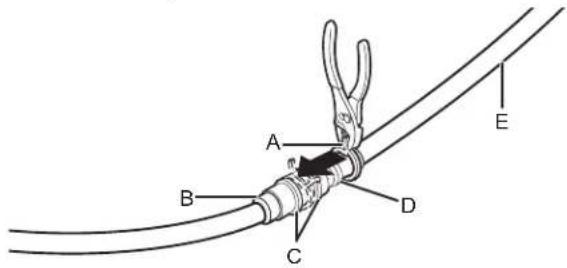AMANA ADB1400AMB - Slide clamp onto connector - 1