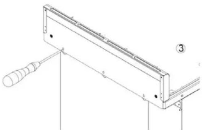 Avanti DER24P3S - INSTALACION DEL PANEL ANTI-SALPICADURAS - 3