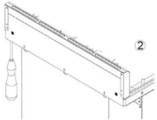 Avanti DER20P3S - Installation of the Backsplash - 2