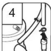 AMANA ADB1400AMW - Connect drain hose - 16