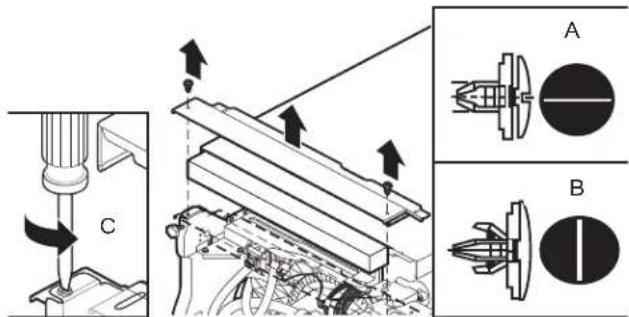 AMANA ADB1400AMW - Plastic panel - 1