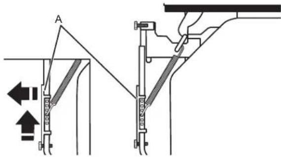 AMANA ADB1400AMW - Mesure de l'ouverture d'encastrement - 5