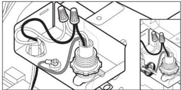 AMANA ADB1400AMW - Power cord - secure cord in strain relief - 1