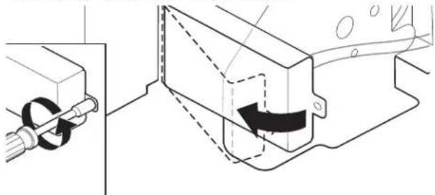 AMANA ADB1400AMW - Remove terminal box cover - 1